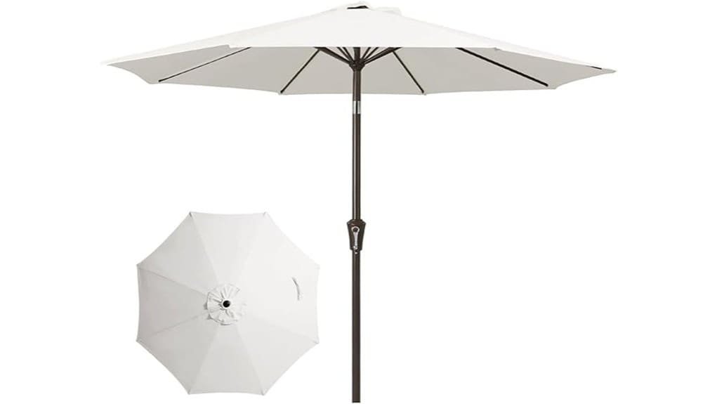10ft tilting outdoor umbrella
