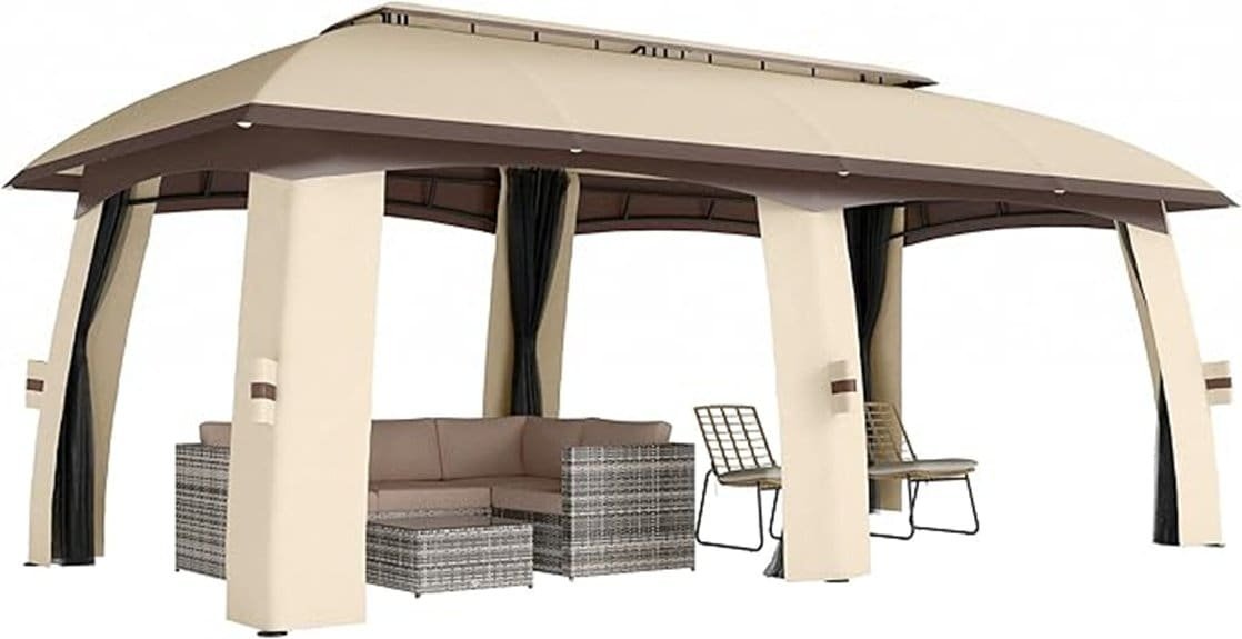 10x20 outsunny patio gazebo