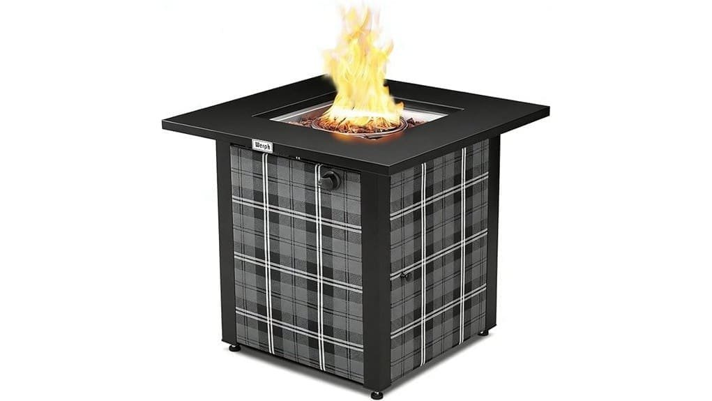 28 inch propane fire pit