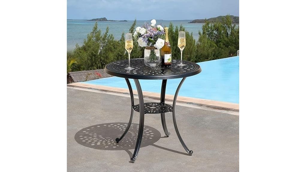 31 inch round patio table