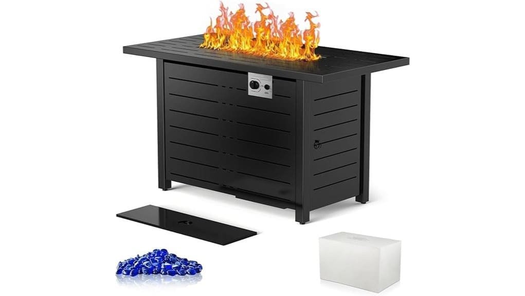 43 inch propane fire pit