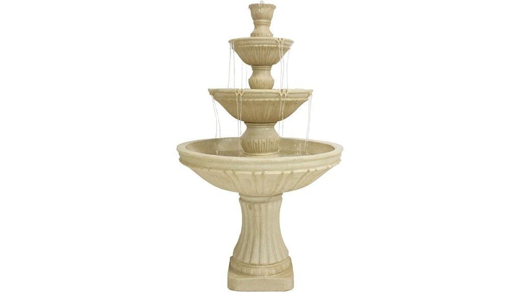 55 inch tiered outdoor fountain 55 inch tiered outdoor fountain