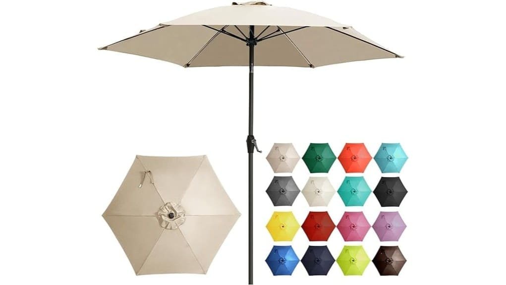 7 5ft ayge outdoor umbrella