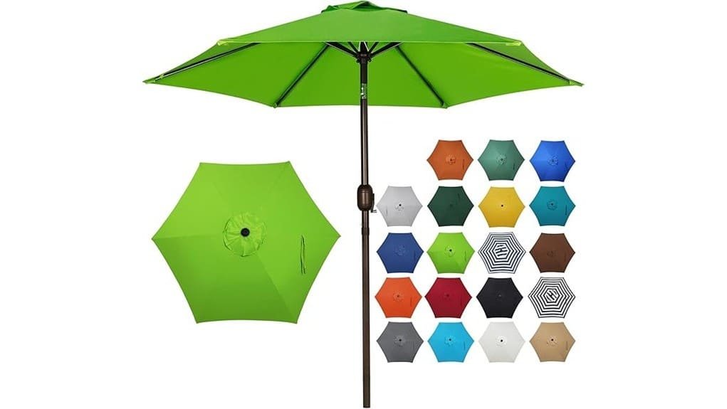 7 5ft blissun patio umbrella