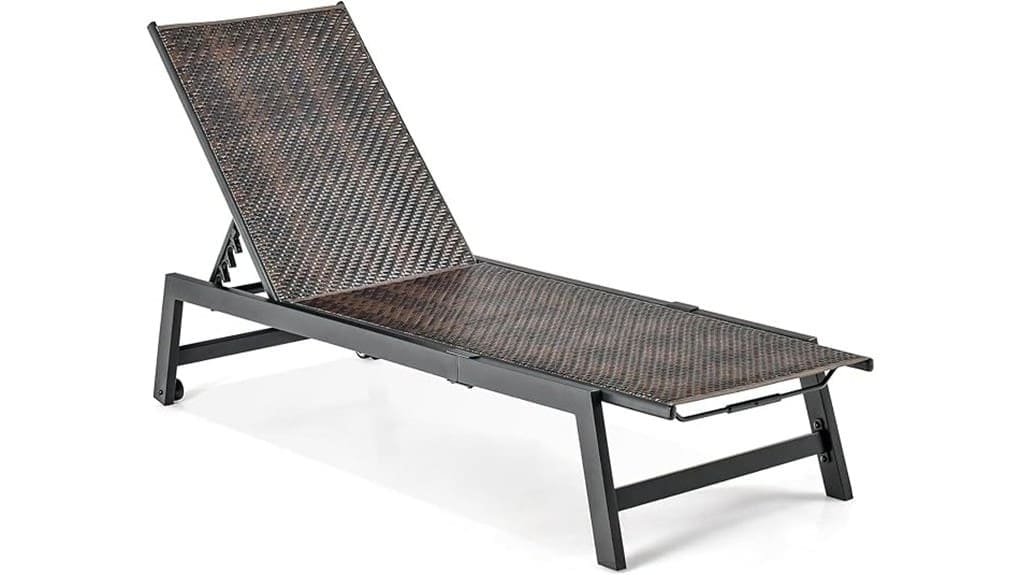 affordable adjustable outdoor reclining chair