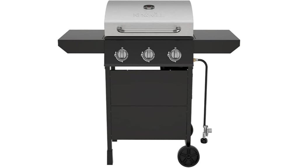 affordable three burner propane grill