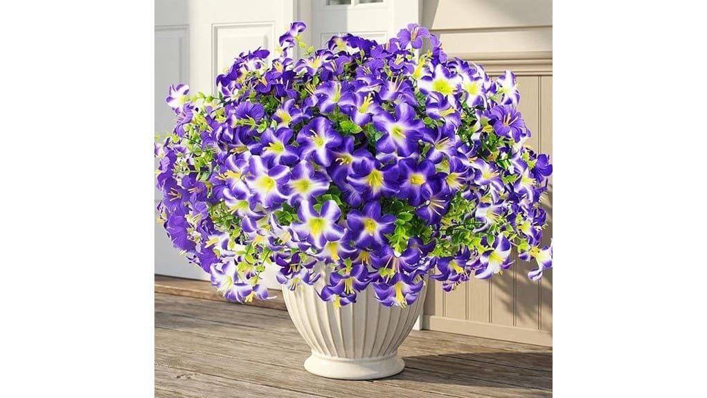 artificial petunia bouquet set