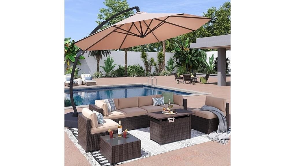budget friendly compact patio set