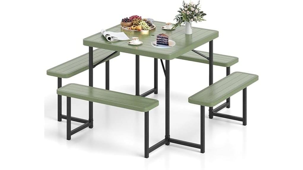 cleeman 4 8 person picnic table