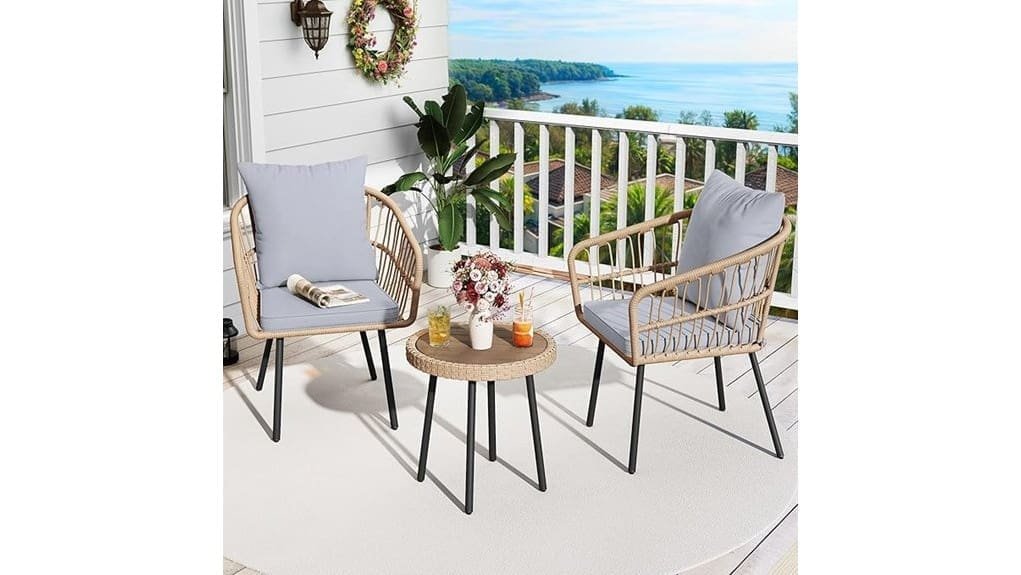 compact sturdy stylish outdoor dining