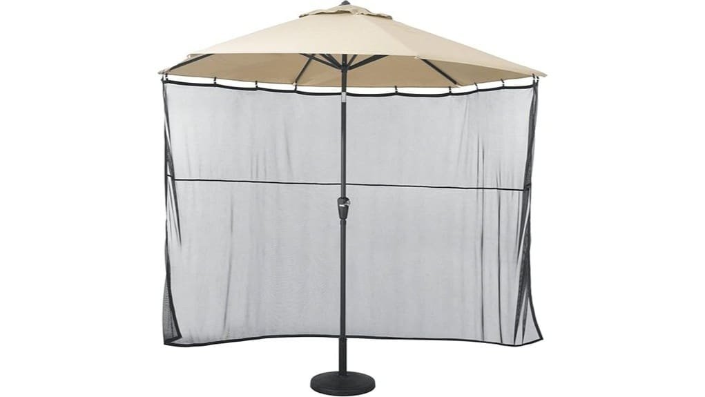 compact umbrella shade screen