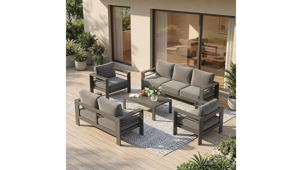 durable modern outdoor seating