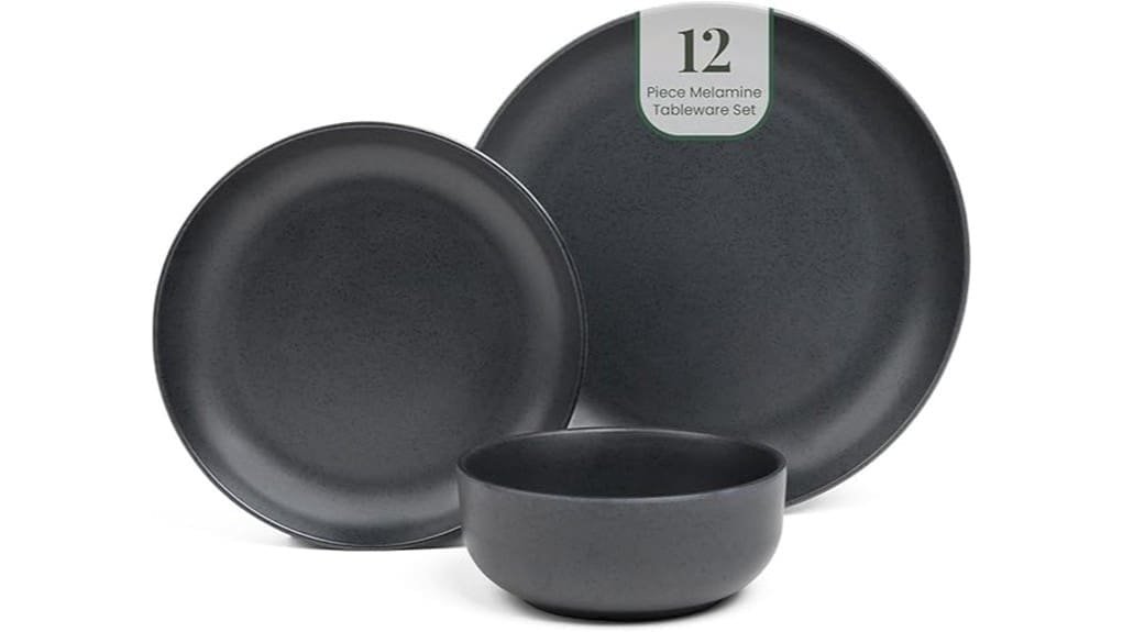 durable stylish melamine dinnerware set