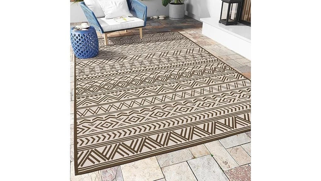 durable weatherproof 8x10 outdoor rug