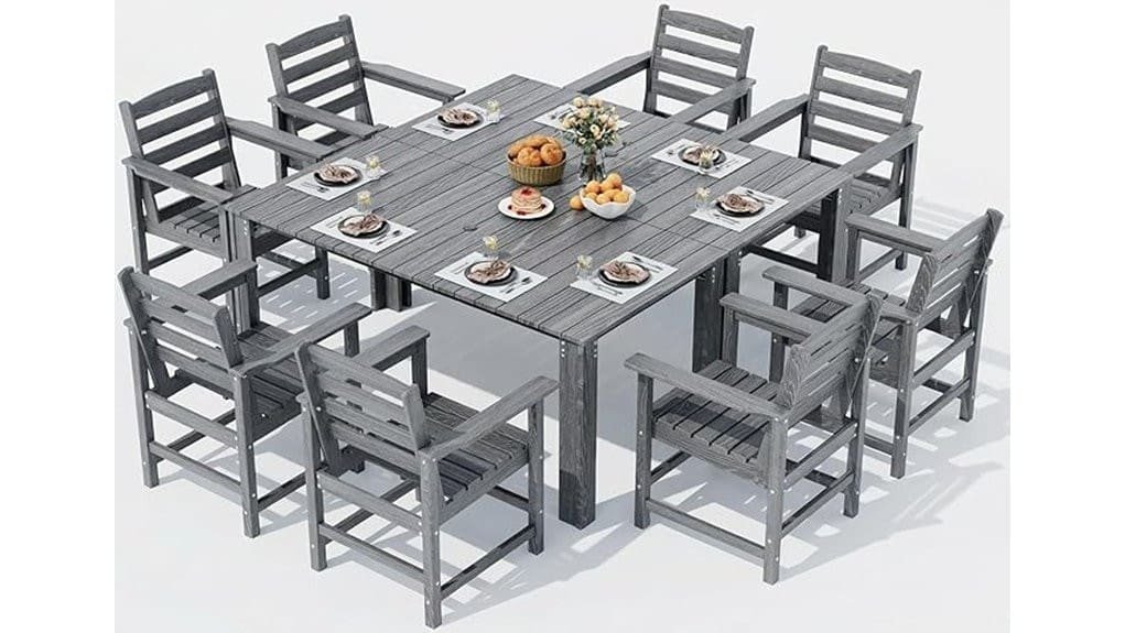 durable weatherproof resin wicker set