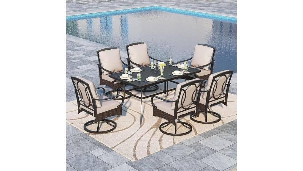 elegant durable outdoor dining