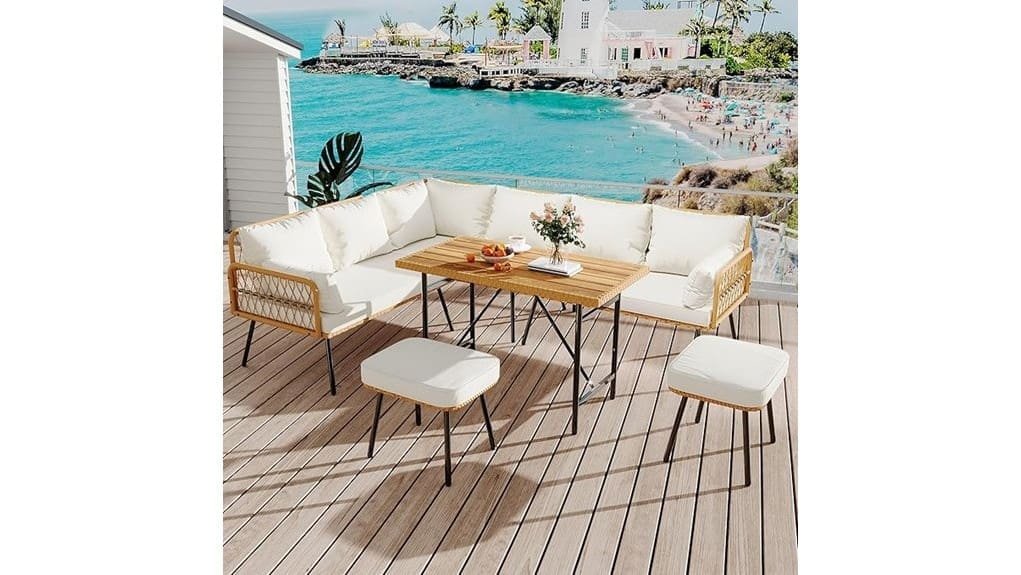 garveelife six piece patio set