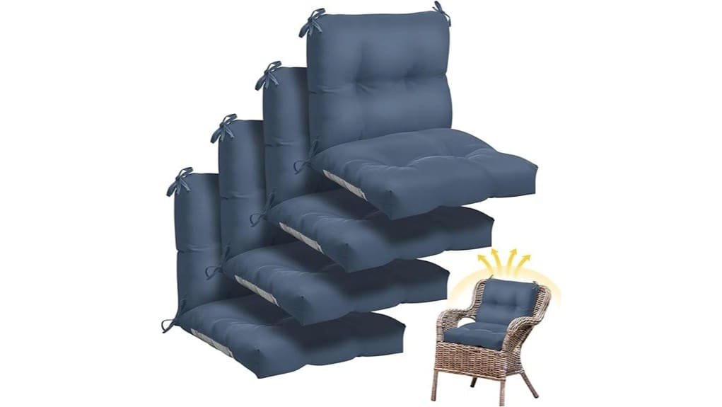 geetery four piece outdoor cushions