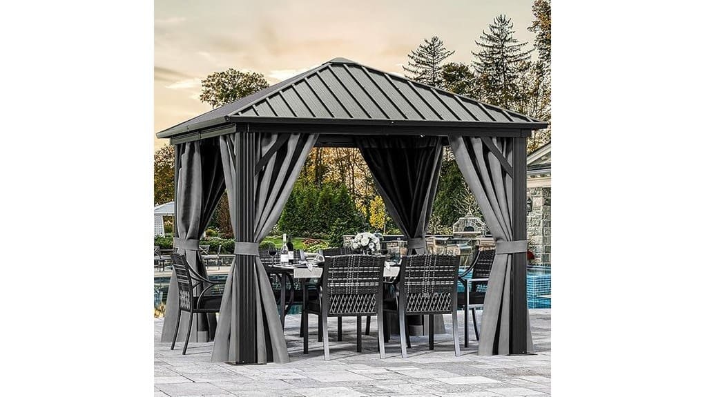 hardtop gazebo with nettings hardtop gazebo with nettings