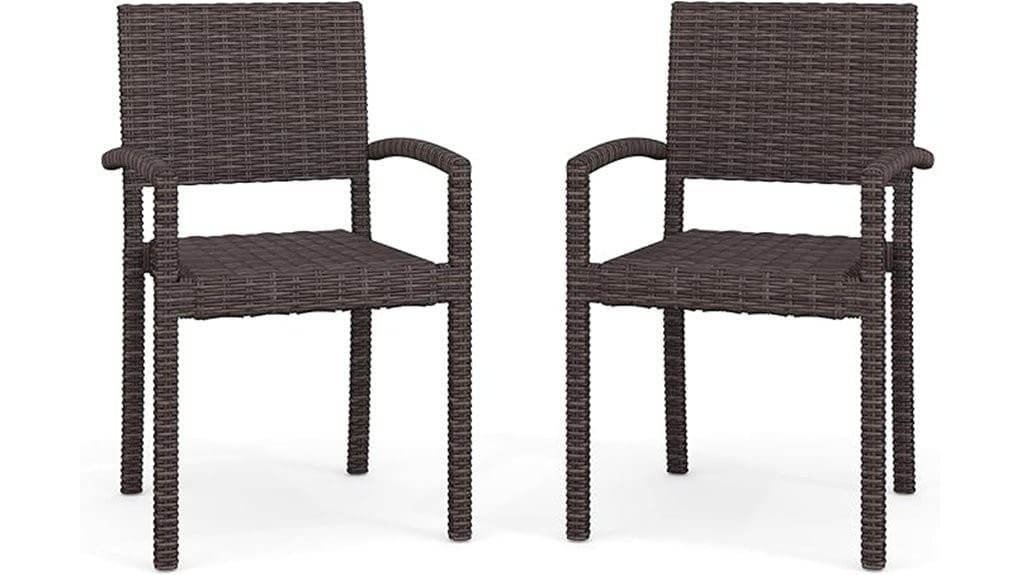 martha stewart outdoor stackable chairs
