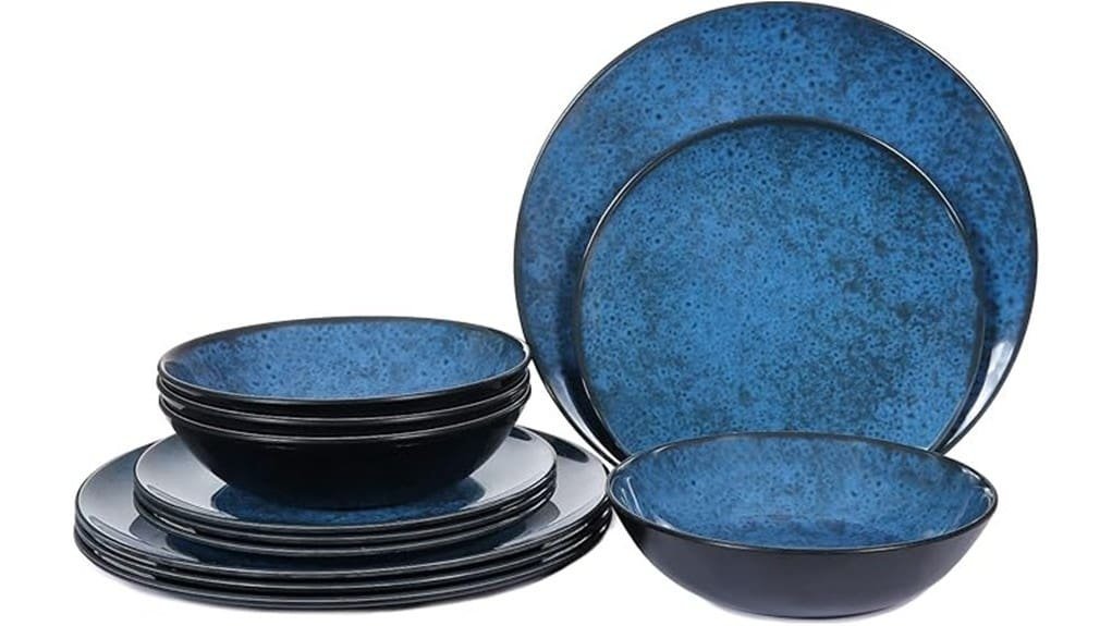 melamine dinnerware set review