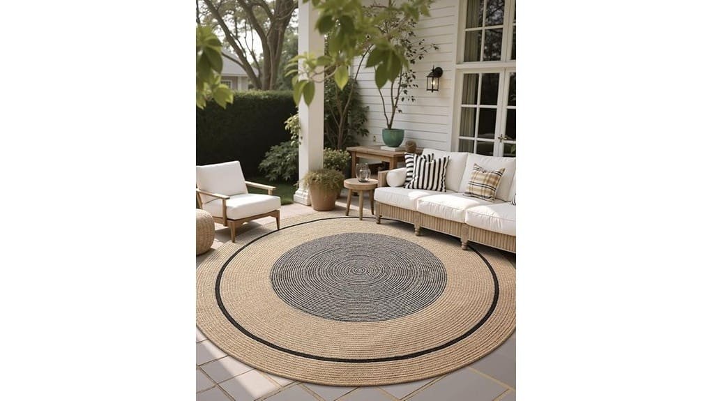 natural braided jute rug
