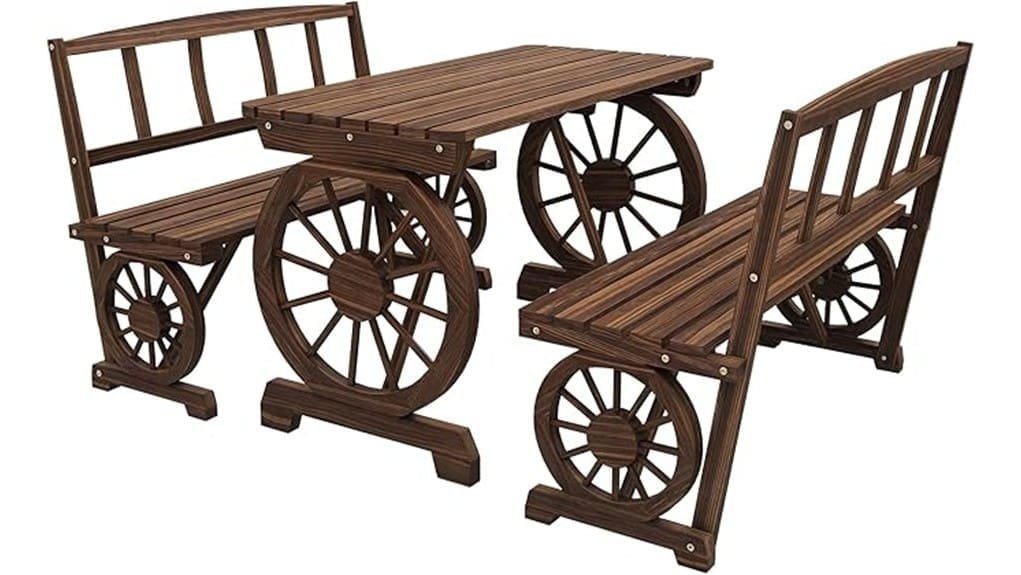 outdoor 4 person dining set