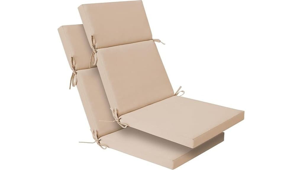 outdoor high back chair cushions