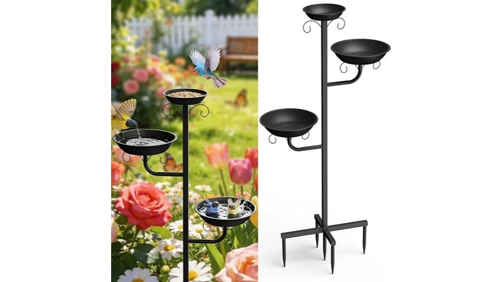 outdoor pawaboo bird bath