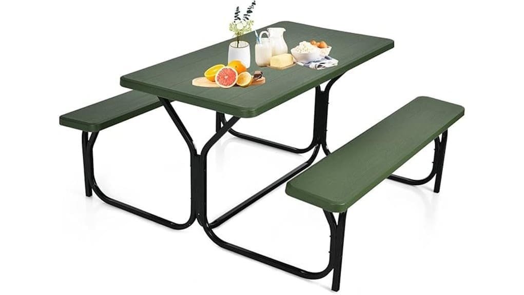 outdoor resin picnic set