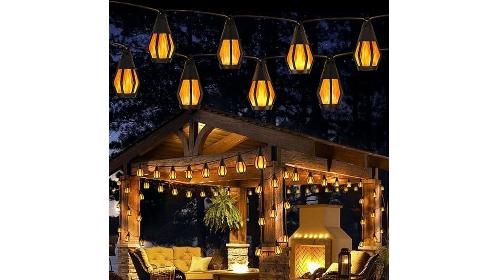 outdoor solar string lights