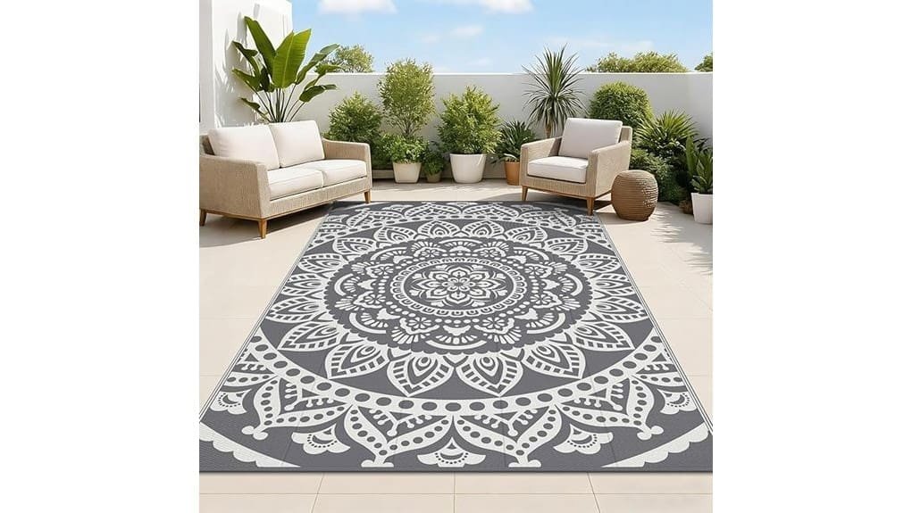 outdoor waterproof 5 x8 rug