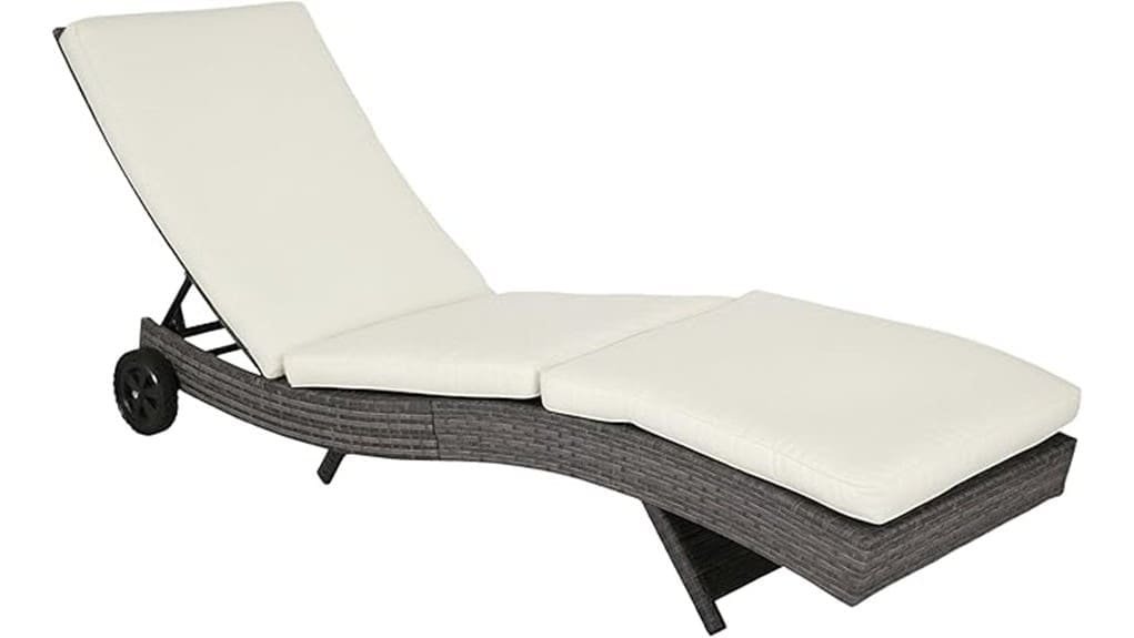 outdoor wicker chaise lounge review