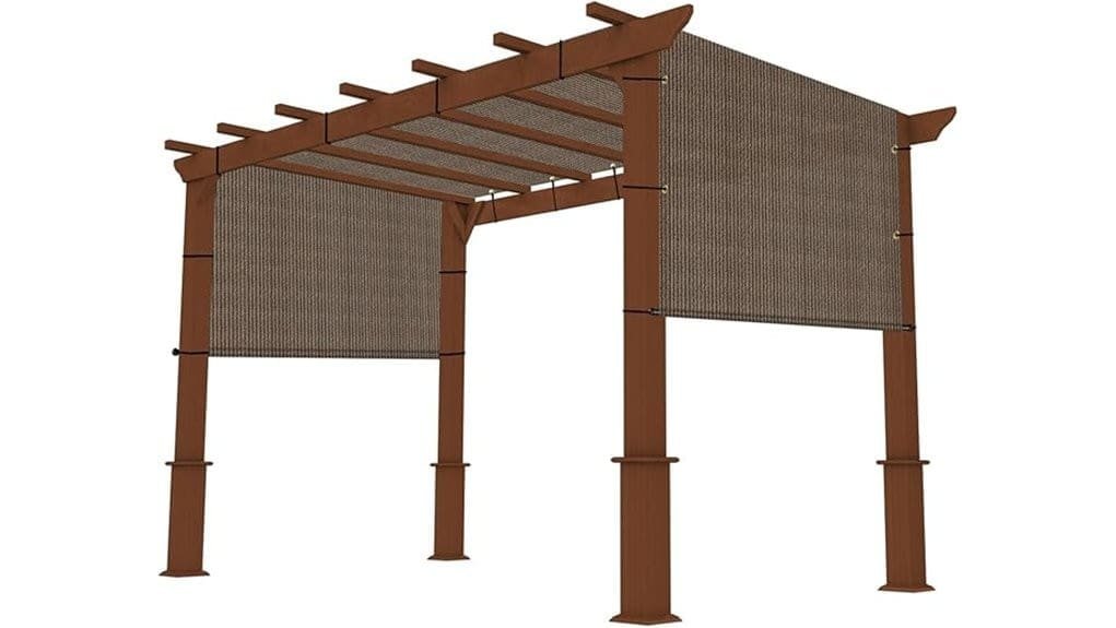 pergola shade canopy replacement