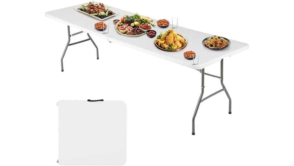 portable 6ft folding picnic table