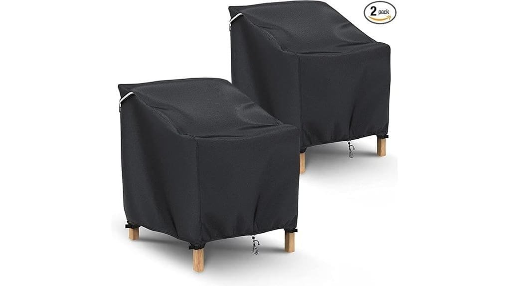 protects two patio chairs