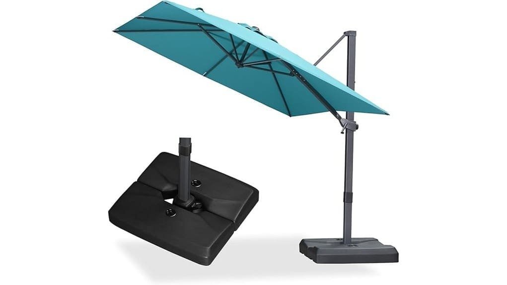 purple 8x8 cantilever umbrella