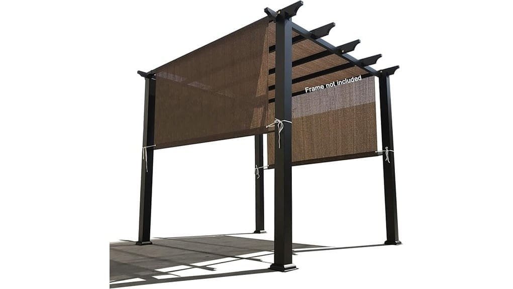 replacement hdpe pergola canopy cover