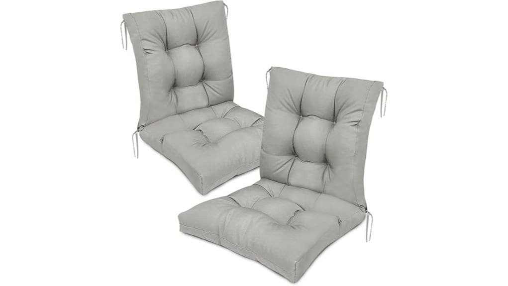 set of two cushions