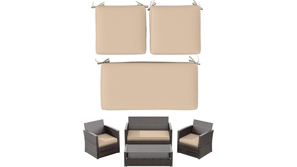 snubbull three pack outdoor cushions