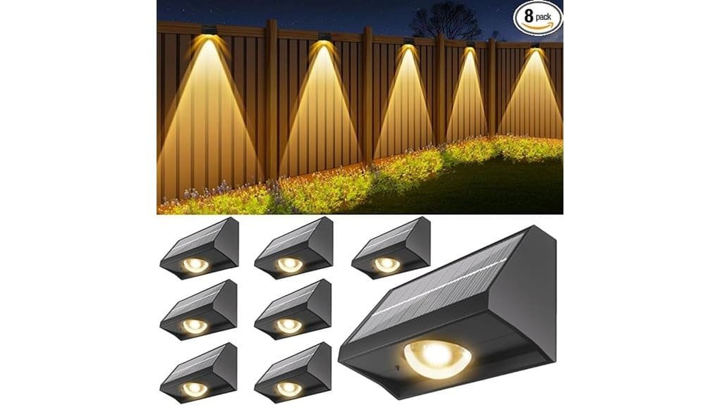 solar rgb waterproof deck lights