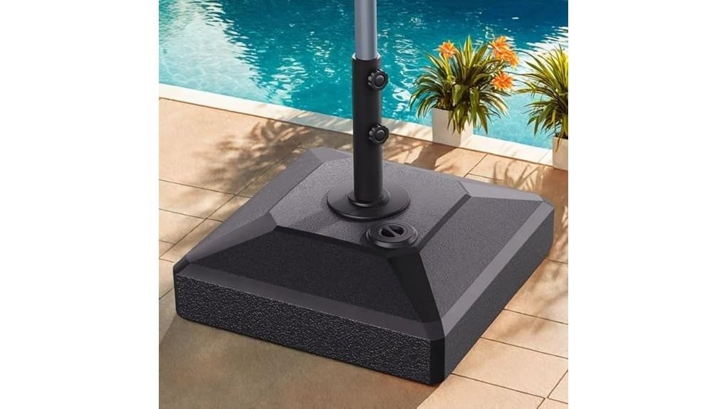 stable decorative purple base