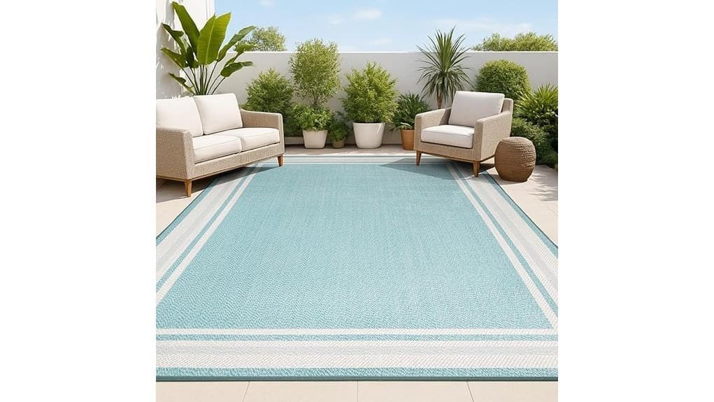 striped indoor outdoor area rug