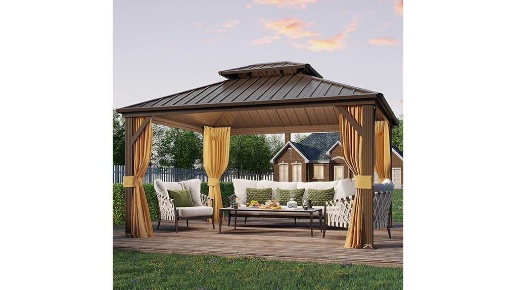 sturdy weather resistant garden shelter