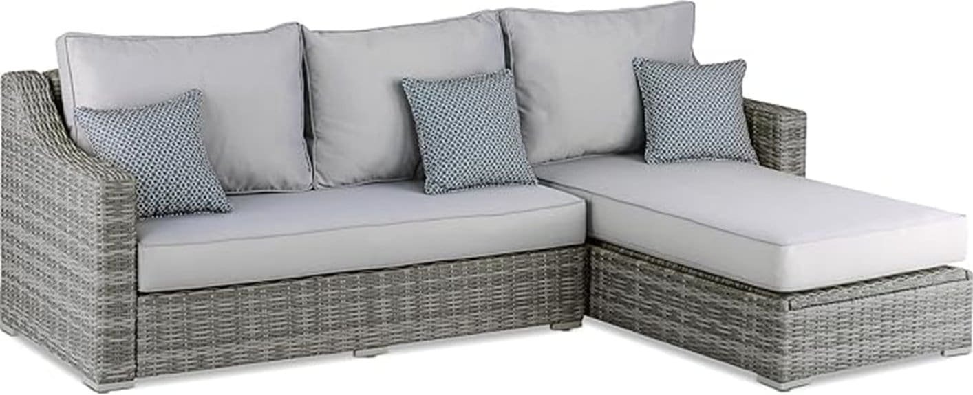 stylish durable mid century outdoor furniture