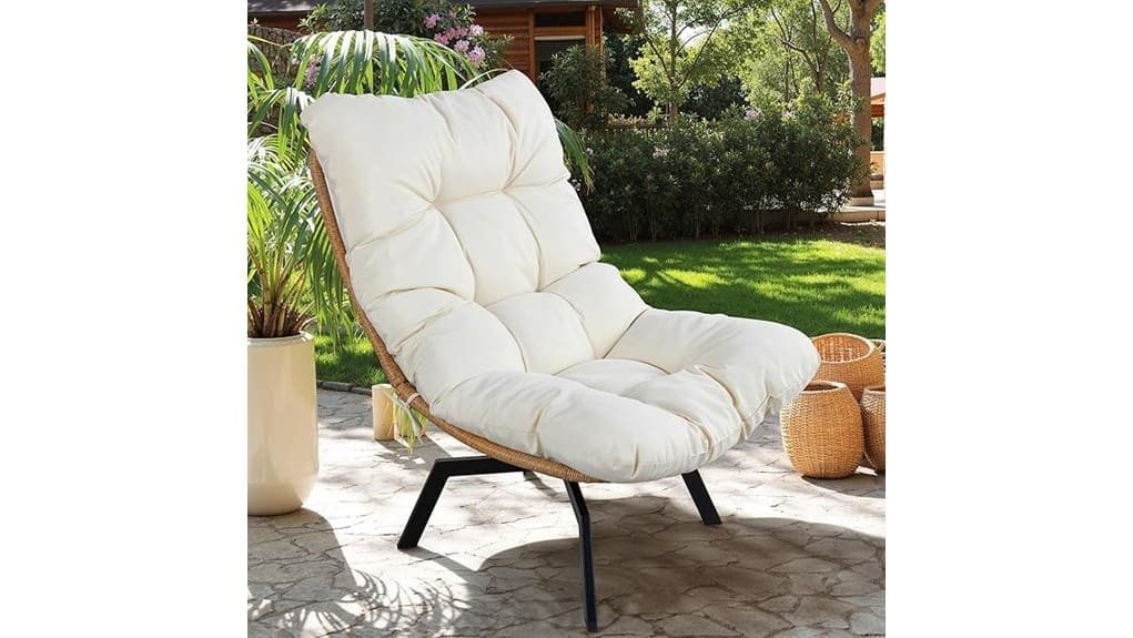 vongrasig swivel wicker rattan chair
