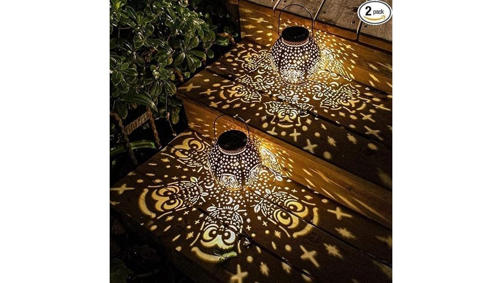 waterproof outdoor solar lanterns